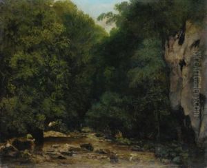 Le Ruisseau De Plaisir-fontaine, Dans La Vallee Du Puits Noir