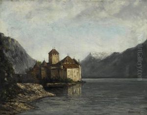 Chateau De Chillon (collab. W/workshop) by Gustave Courbet