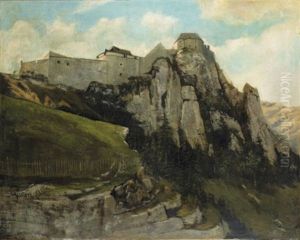 Le Fort De Joux by Gustave Courbet