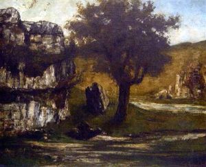 Paysage Du Jura by Gustave Courbet