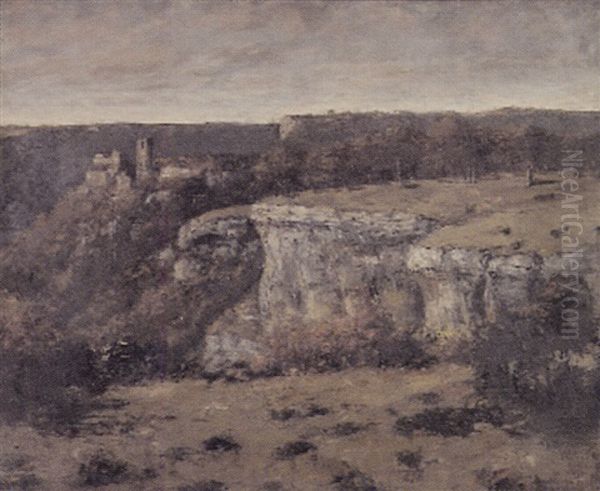 Chateau De Fcey En Varay Et Les Falaises A Ornans - view 1