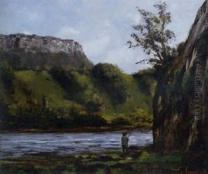 Le Pecheur Au Bord De La Loue