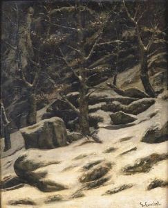 L'hiver by Gustave Courbet