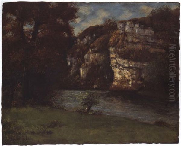 Flusslandschaft Mit Felsen (jura-landschaft) - view 1
