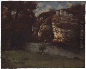 Flusslandschaft Mit Felsen (jura-landschaft)