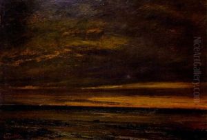 Bord De Plage by Gustave Courbet