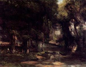 La Remise Des Chevreuils by Gustave Courbet