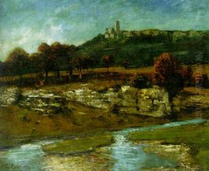 Chatel Saint-denis, Scey-en-varais by Gustave Courbet