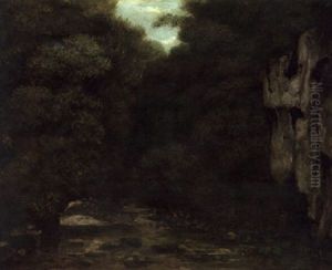 Les Puits Noir by Gustave Courbet