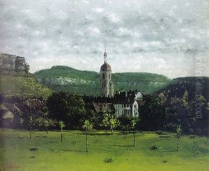 Vue D'ornans Et De Son Clocher