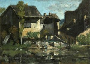 The Washerwomen by Gustave Courbet