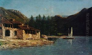 La Voile Blanche by Gustave Courbet