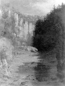 Paysage Du Jura by Gustave Courbet