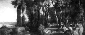 Parkland With Figures