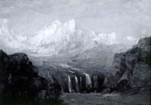 Gletscherlandschaft by Gustave Courbet