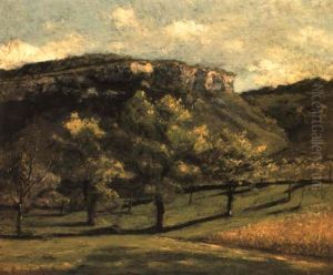 Pommiers A Ornans by Gustave Courbet