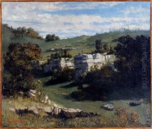 Paysage Du Jura by Gustave Courbet