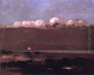 Soleil Couchant by Gustave Courbet