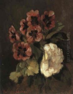 Bouquet Of Flowers by Gustave Courbet