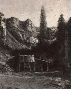 The Mountain Hut by Gustave Courbet