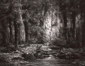 Gorges De La Loue by Gustave Courbet
