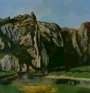 Felsenlandschasft Mit Flusslauf