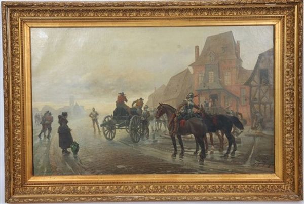 Scene De Rue Du Xixeme Siecle - view 1