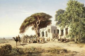 A Rest In The Desert, Algeria by Vincent Courdouan