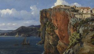 Sainte Marguerite Pres De Toulon (?) by Vincent Courdouan