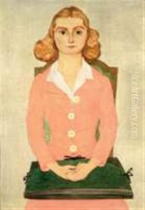 Portrait De Mademoiselle Simone Guillaume by Etienne Cournault