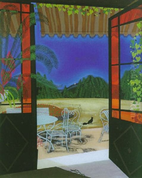 Porte Ouverte Sur Le Jardin - view 1