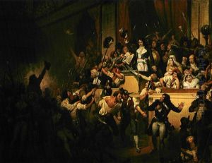 Boissy D'anglas Saluant La Tete Du Depute Feraud by Joseph Desire Court