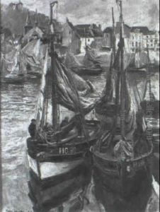 Honfleur by Raymond (Louis) le Court