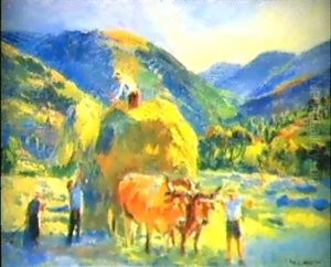 Le Retour Des Foins by Raymond (Louis) le Court
