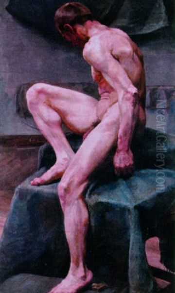 Male Nude Model - view 1