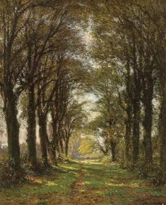 Last Beautiful Days Of Autumn by Franz Courtens