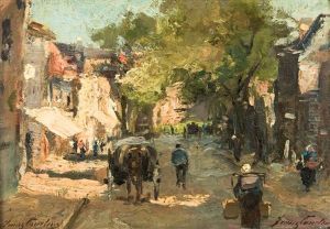 Summer Sun At Zandvoorde, The Netherlands by Franz Courtens