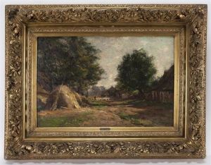 Untitled (shepherd Tending To His Flock) by Franz Courtens