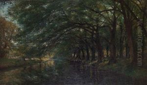 View Of The Laken Park by Franz Courtens