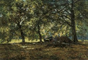 Sous-bois by Franz Courtens