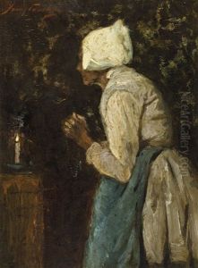 Priere Du Soir by Franz Courtens