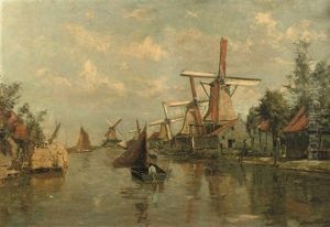Zicht Op De Zaan: Mills Along The River Zaan Zicht Op De Zaan: Mills Along The River Zaan