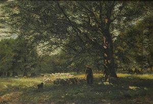A Landscape With A Shepherd A Landscape With A Shepherd