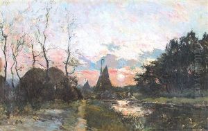 Fleuve Au Crepuscule