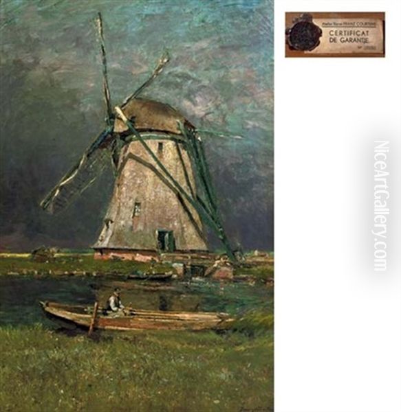 Fishing By The Mill - view 1