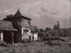 Normannisches Gehoft by Caroline Courtin