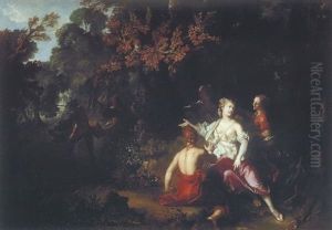 Atalante Et Meleagre by Jacques-Francois Courtin