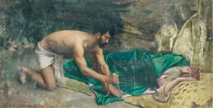 Oedipe Assassinant Son Pere by Gustave Claude Etienne Courtois