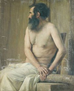 Un D'age Mur (study) by Gustave Claude Etienne Courtois