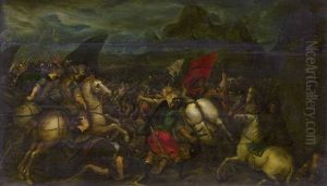 Reiterschlacht Einer Romischen Legion